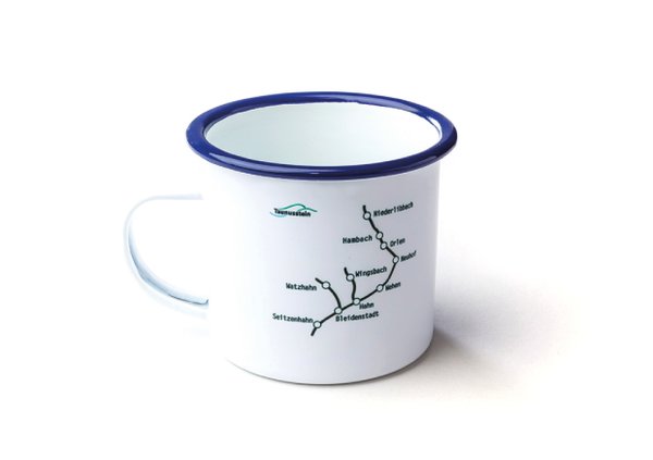 t-stone Emaille-Tasse