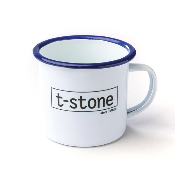 t-stone Emaille-Tasse